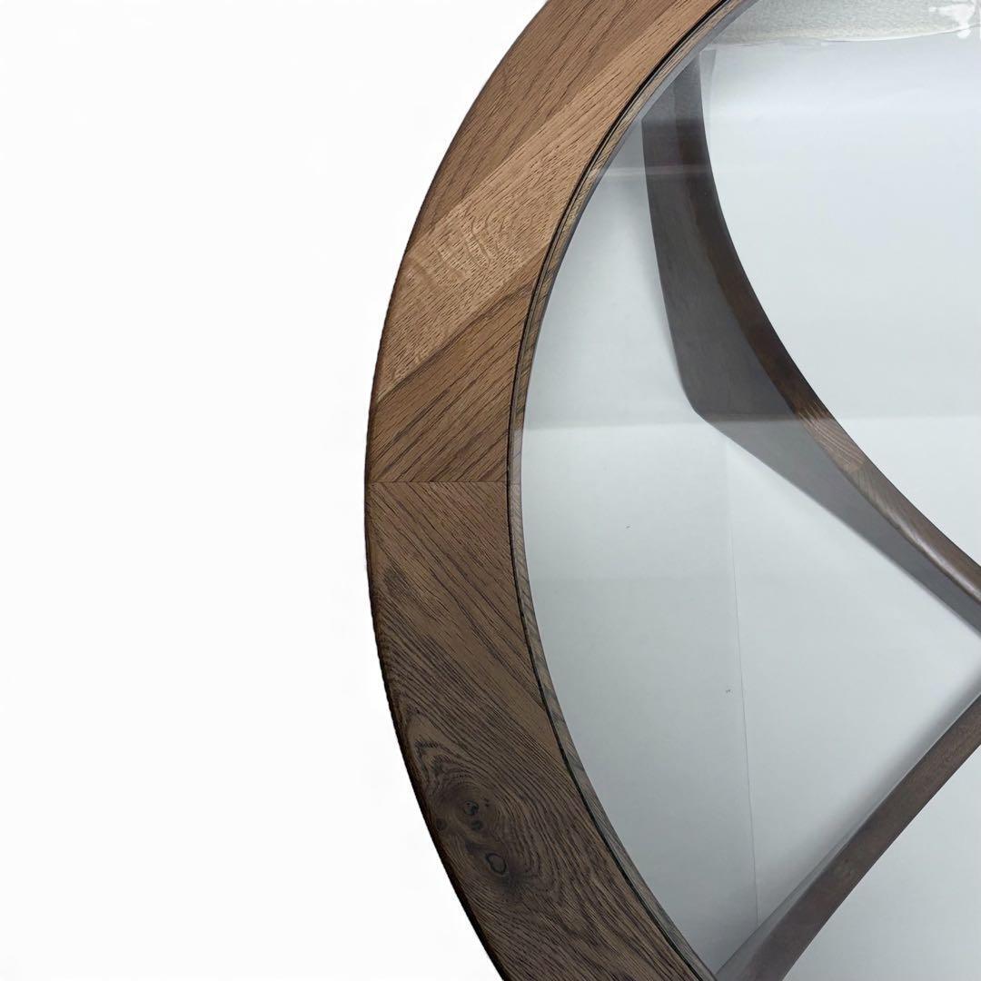 美品 CLASH GATE クラッシュゲート ジース コーヒーテーブル オーク材