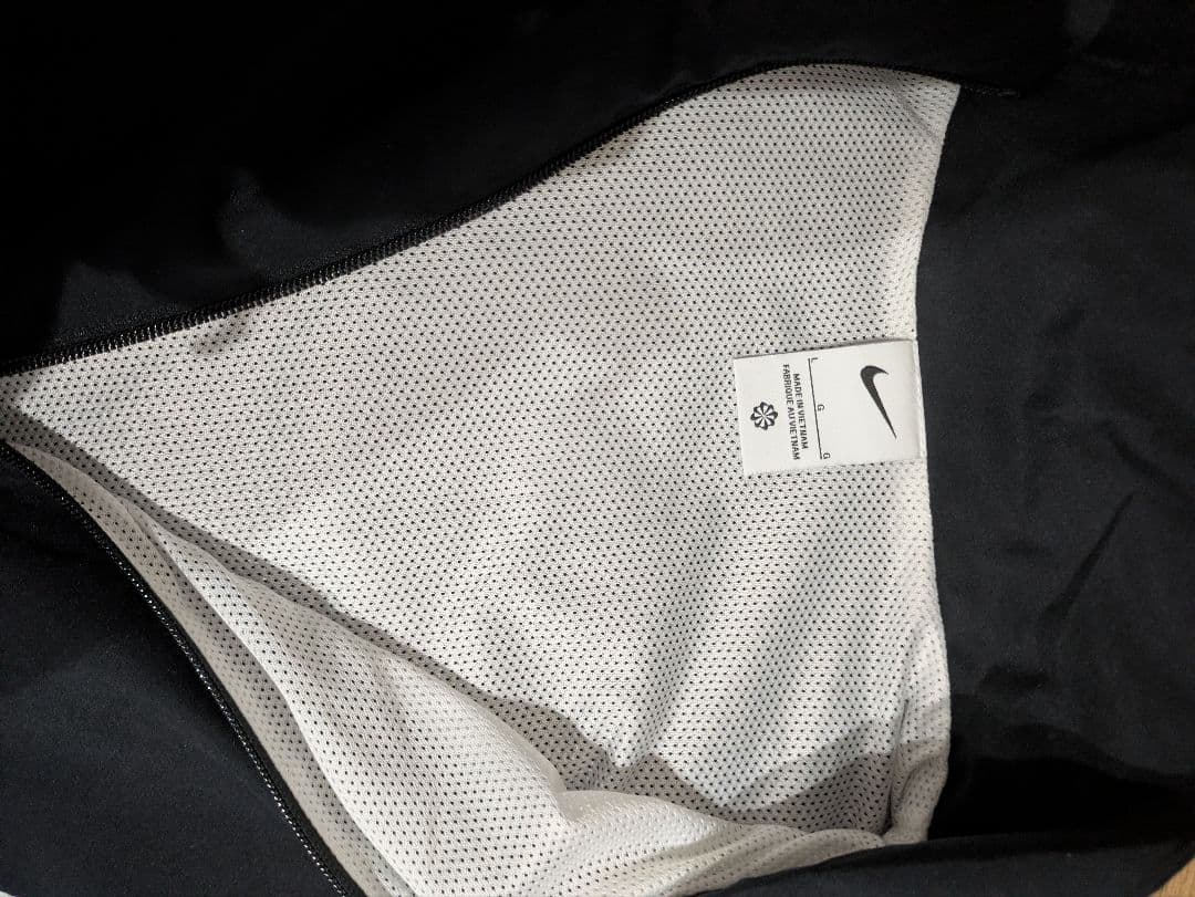 ナイキ ウーブン 上下 ナイロンジャケット パンツ L 黒 ブラック