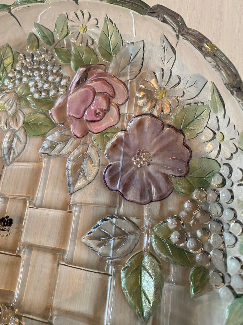 新品未使用　CONTEMPORARY COLLECTION ガラスプレート　大皿