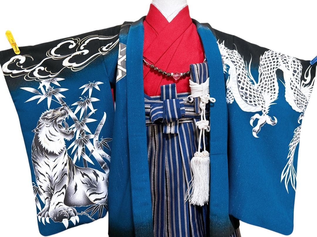 虎がかっこいい♡七五三　3歳　男の子　セット　一式　小さめ　龍