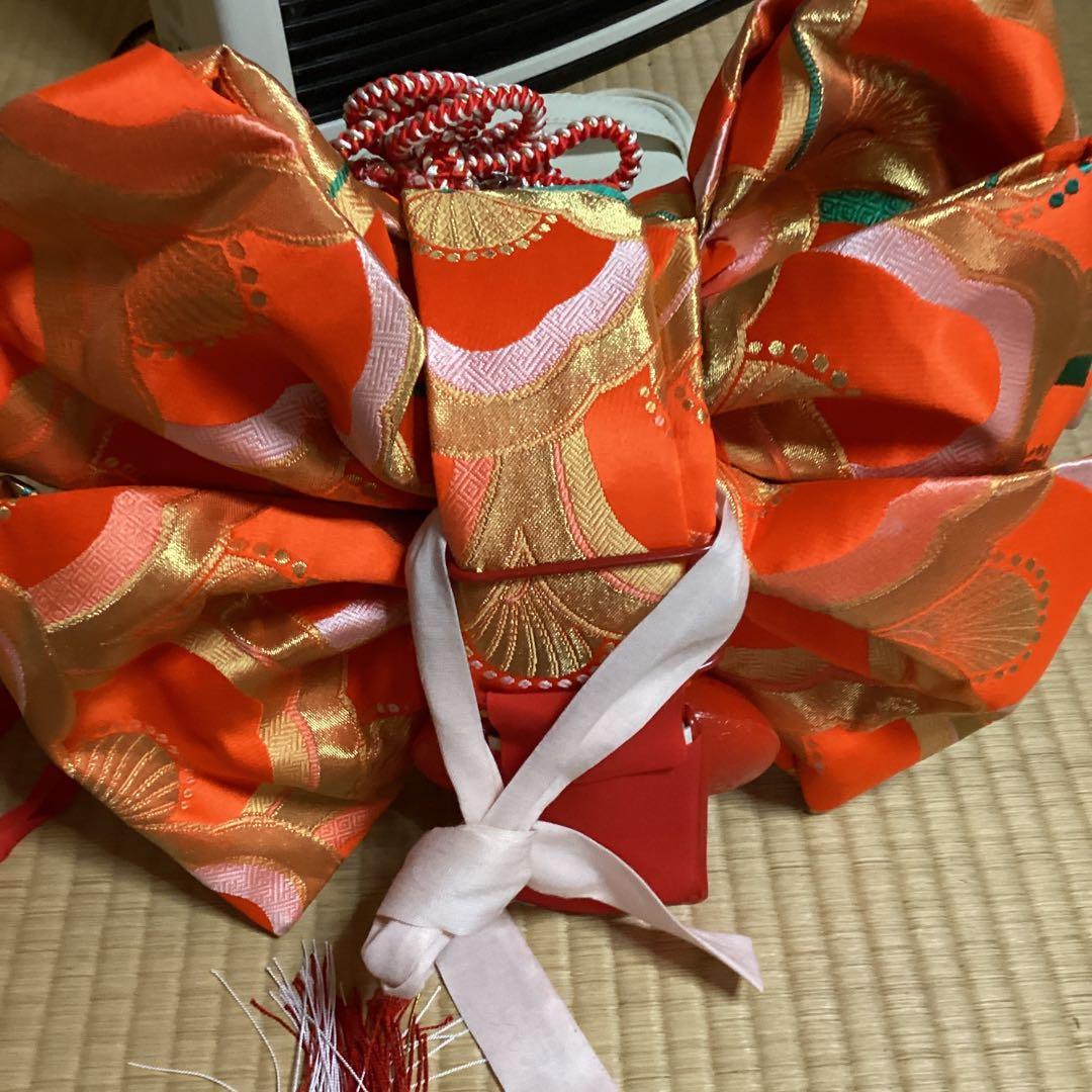 七五三7歳フルセッット　帯幅18センチ　　草履21センチ