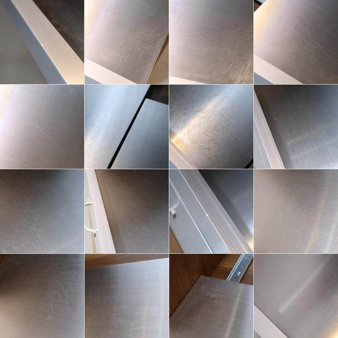 unico ウニコ ストラーダ 3面レンジボード 食器棚 キッチンボード レンジ