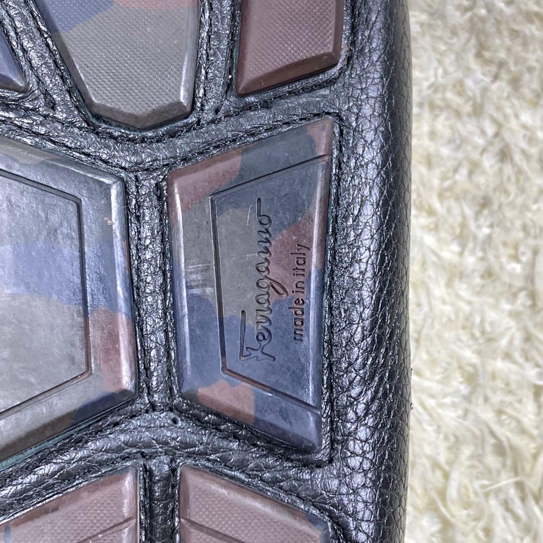 『美品』サルヴァトーレフェラガモ ガンチーニ ローファー モカシン ドライビング