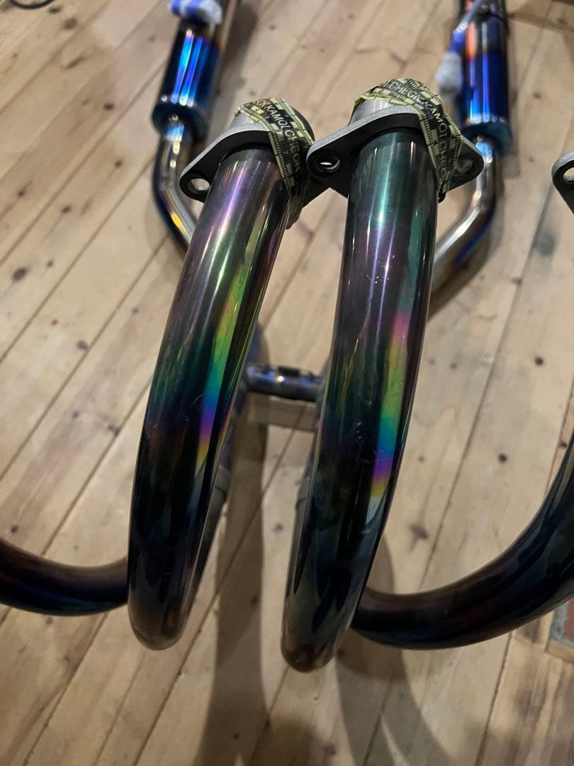 終了K-Factory チタンデュアルマフラー　X4 HONDA