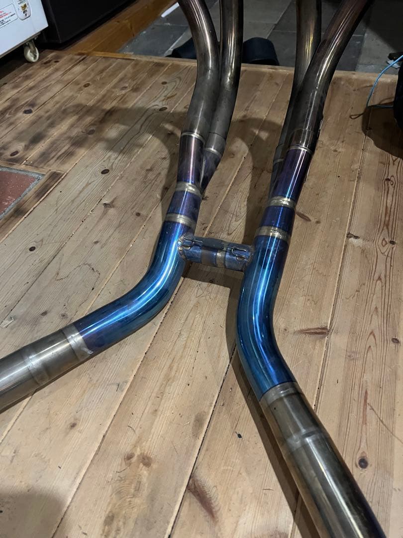 終了K-Factory チタンデュアルマフラー　X4 HONDA