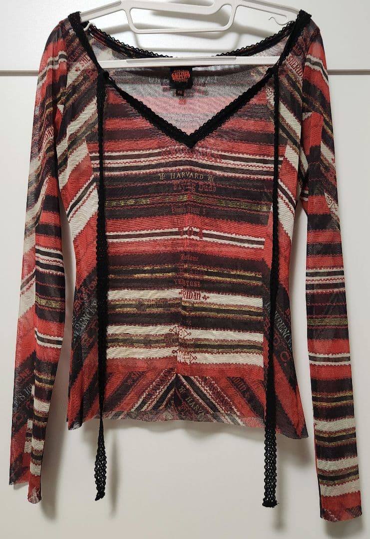 ジャンポール・ゴルチェ【美品】パワーネットカットソー