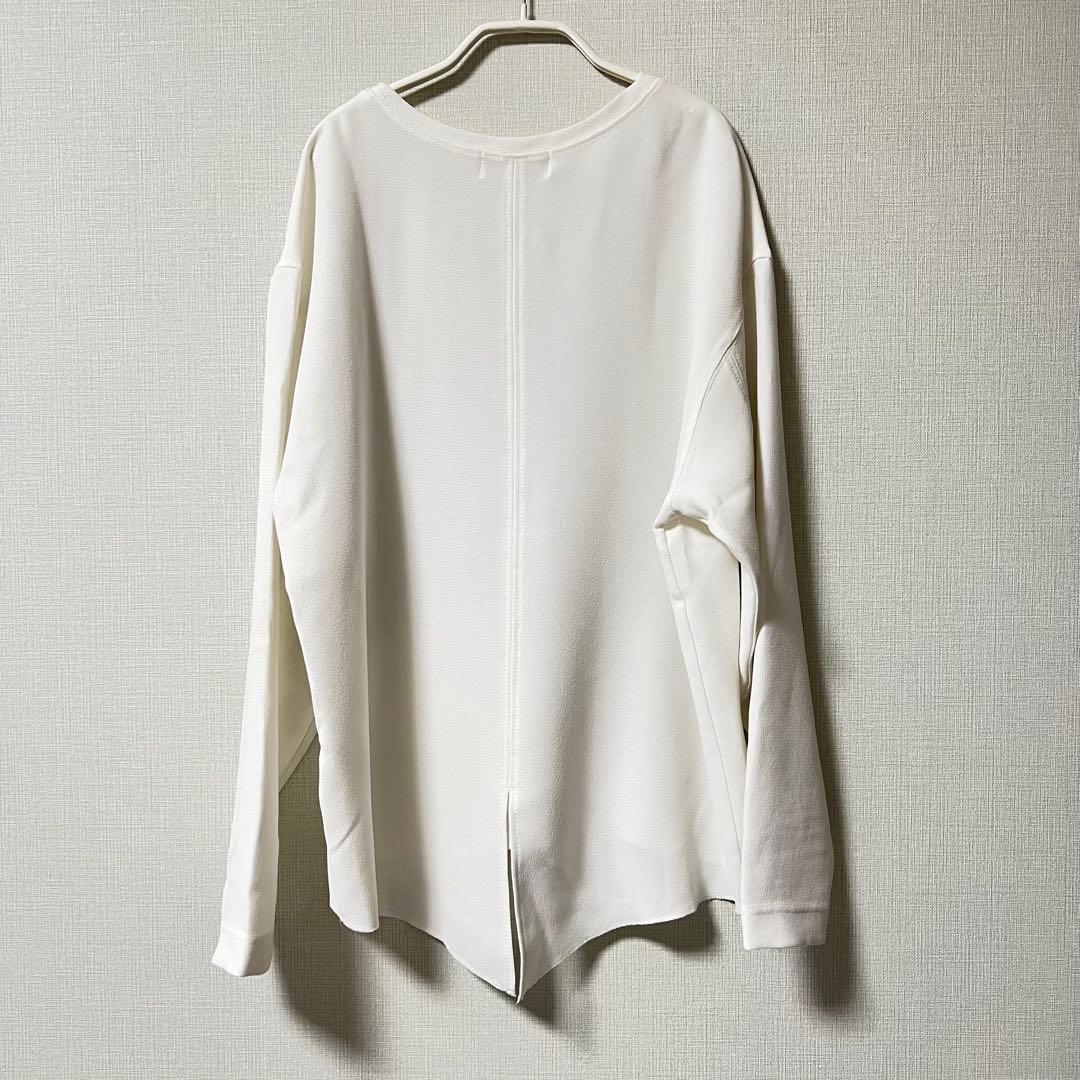 ガリャルダガランテ　1,7万円　バックスリットブラウスT ホワイト　白