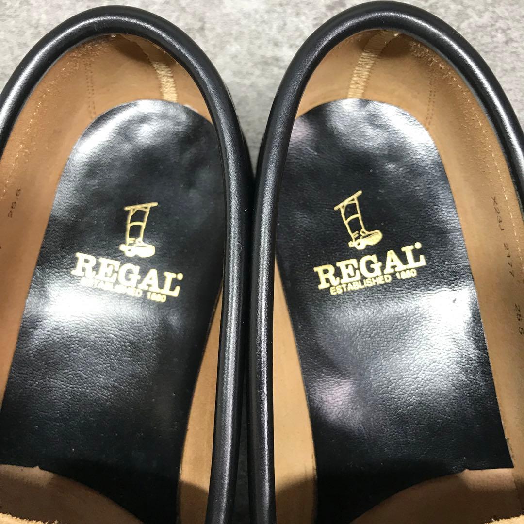 【極美品】REGAL ローファー 2177 ブラック レザー 25.5EE