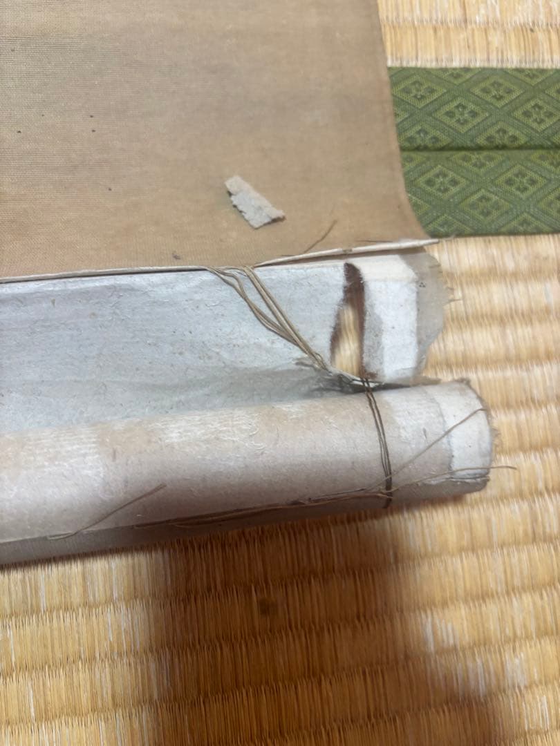 暮春浴泉雑作　掛軸