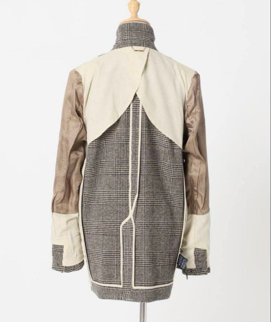 plageダブルブレスト チェック柄 ジャケット