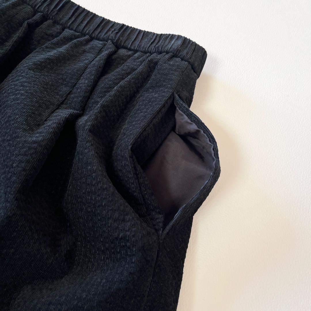 ▼美品✨慈雨【40】サルエルコーデュロイパンツ 変形ポケット ゆったりリラックス