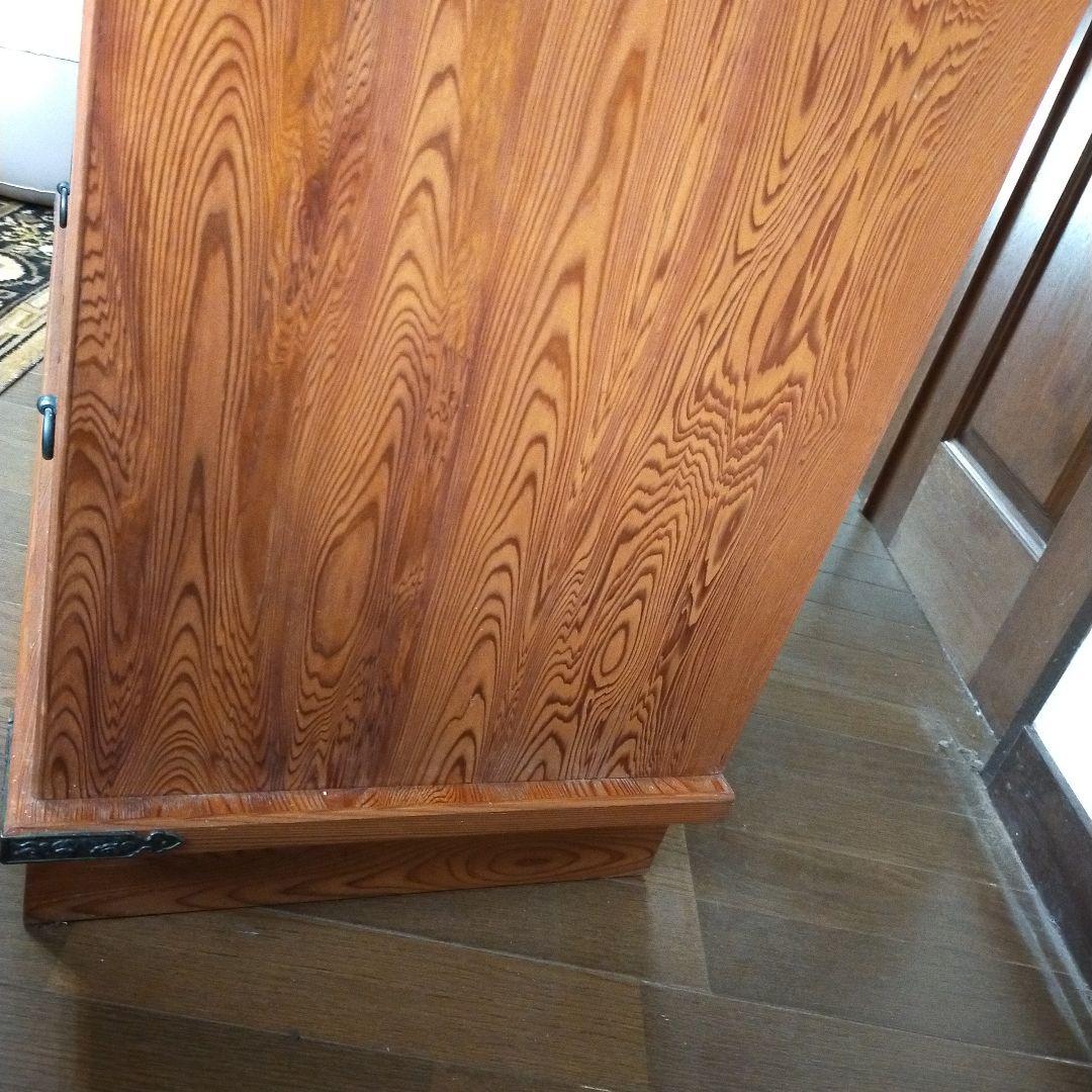 世界遺産屋久杉　極上　茶箪笥　茶棚　飾り棚　違い棚　収納棚　和家具