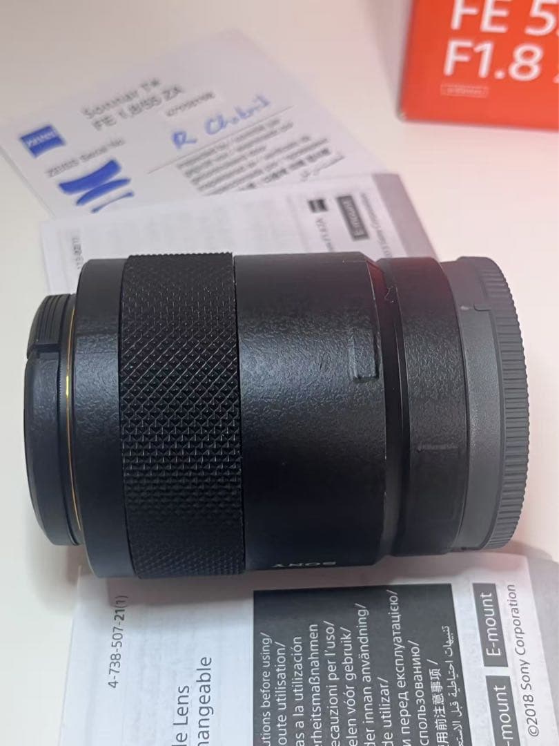 [フィルター付] SONY Sonnar T* FE 55mm F1.8 ZA