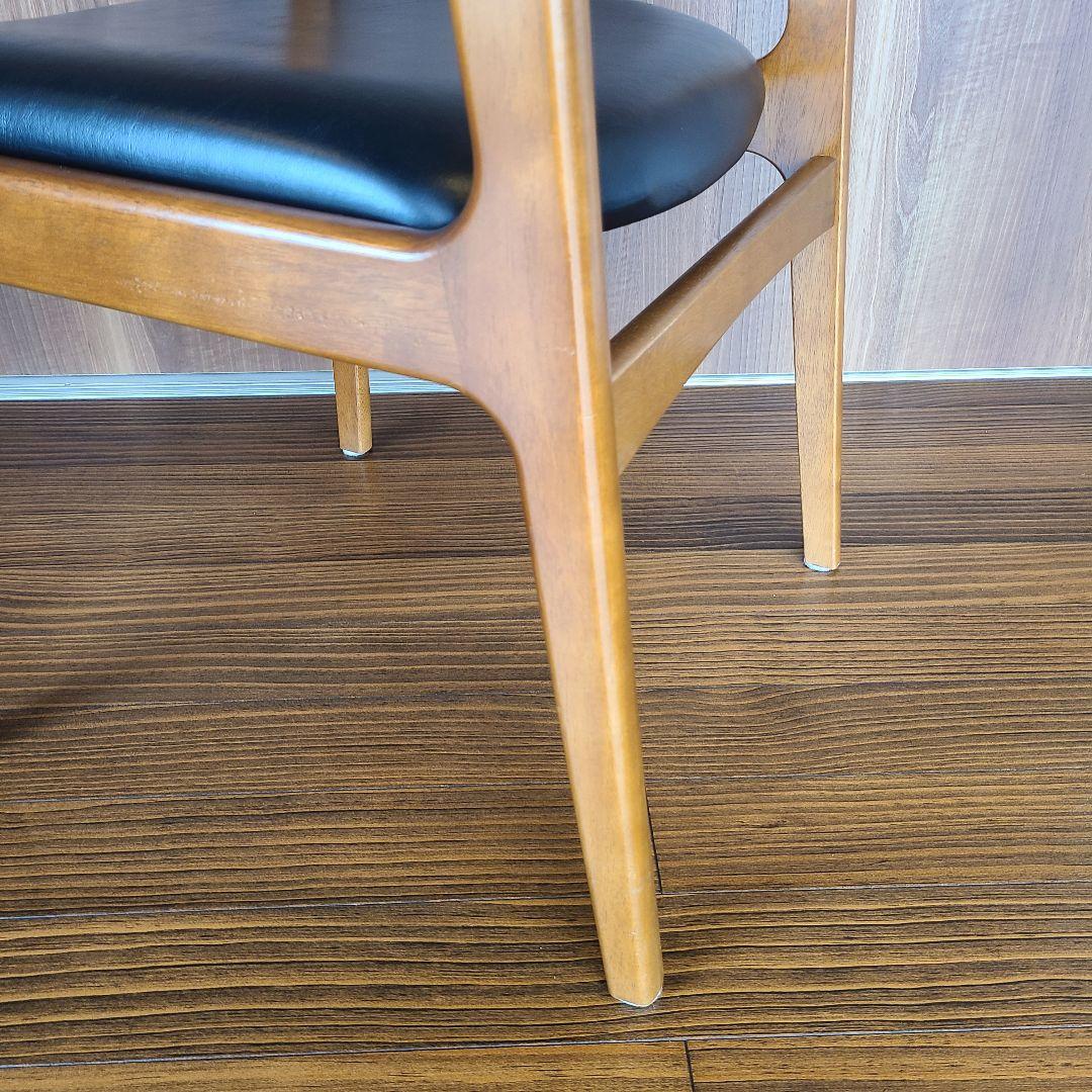 ★カリモク60+★ダイニングチェア★スタンダードブラック★ミッドセンチュリー★