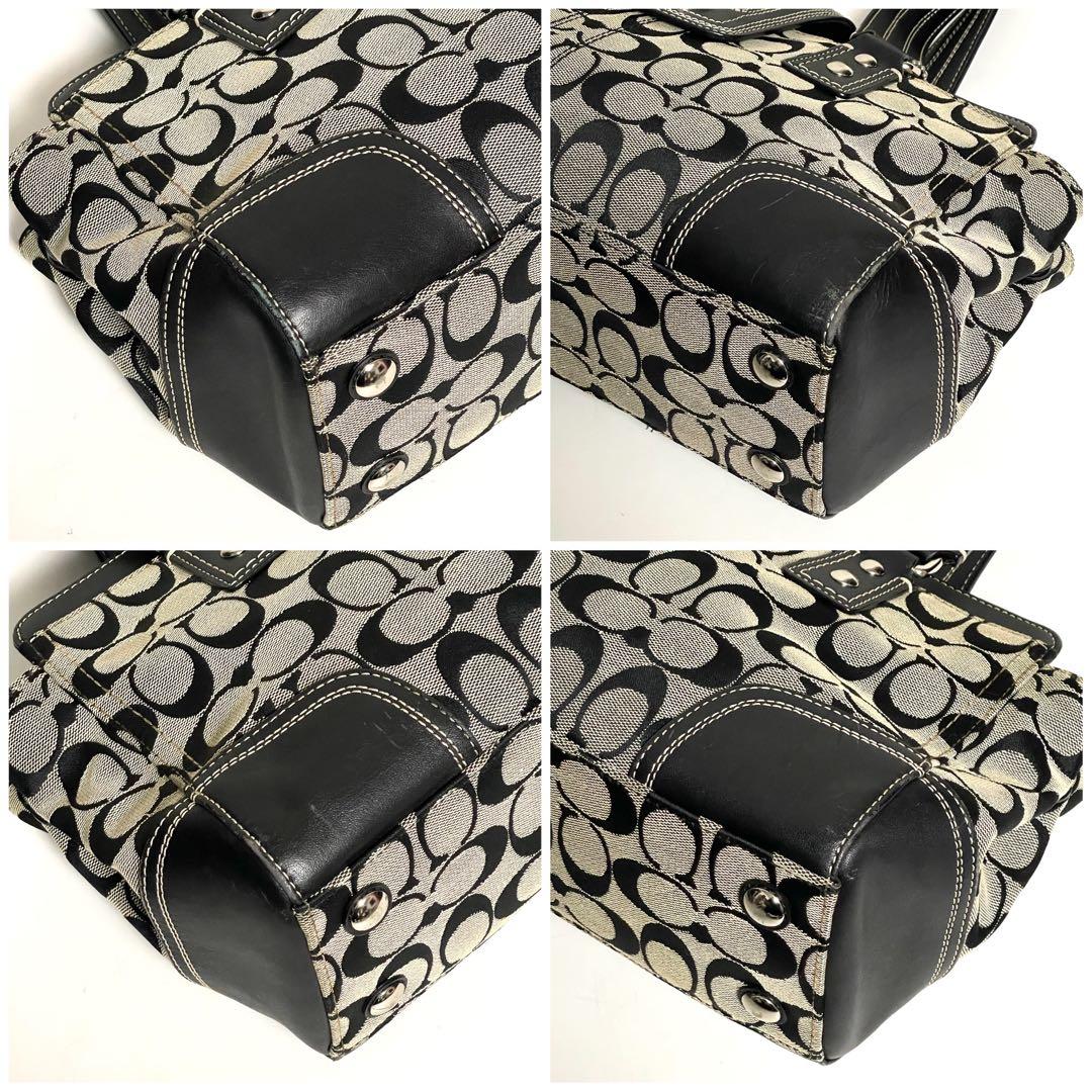 COACH コーチ ワンショルダーバッグ キャンバス F13975 ターンロック