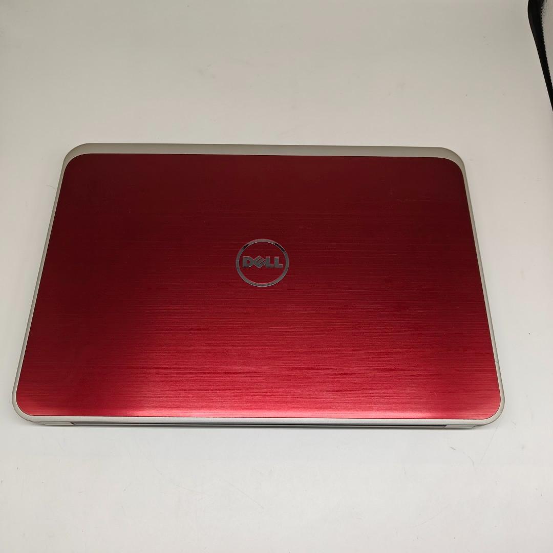 【DELL】高性能i7 SSD256GB 8GB レッド ノートPC