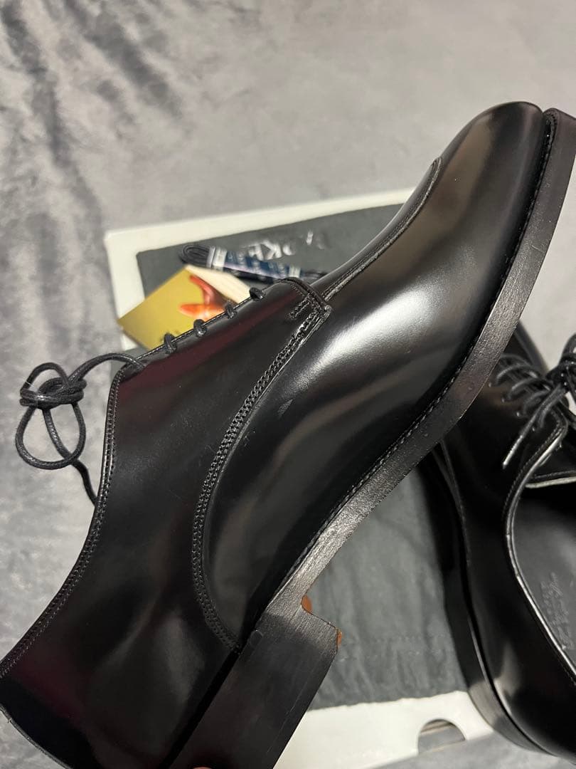 「使用なし」Barker Uチップ 黒　UK7 F