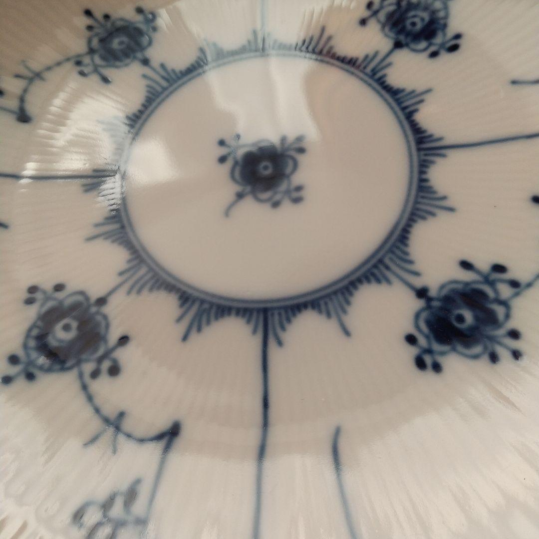 ロイヤルコペンハーゲン ブルーフルーテッド プレイン ボウル デンマーク製