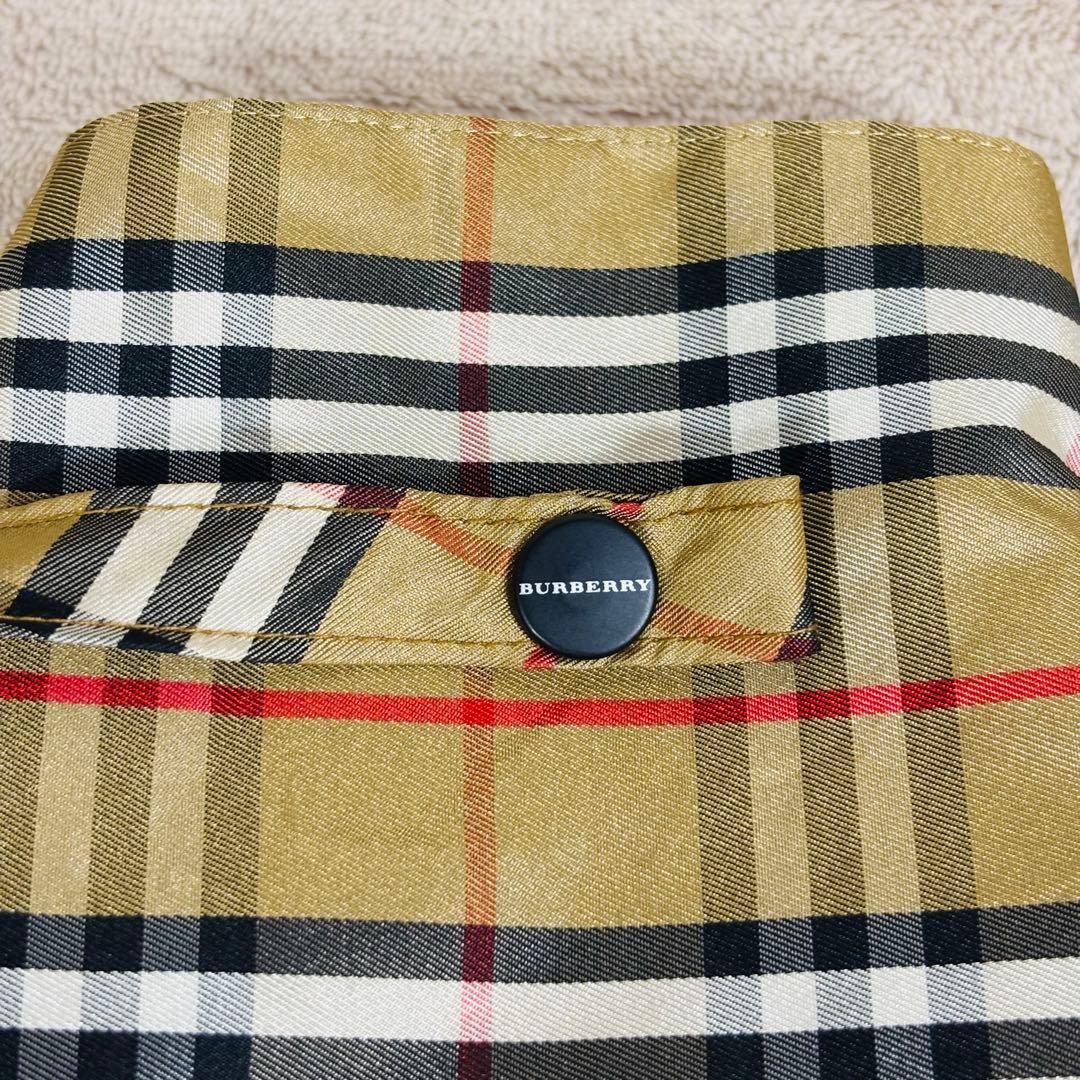 【極美品】BURBERRY バーバリー　折り畳み傘　ノバチェック　カバー付