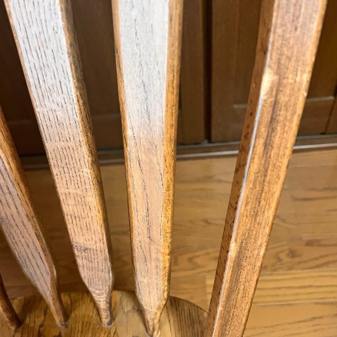 みっちゃん　木製ウッド ウィンザーチェア スラットバックチェア①