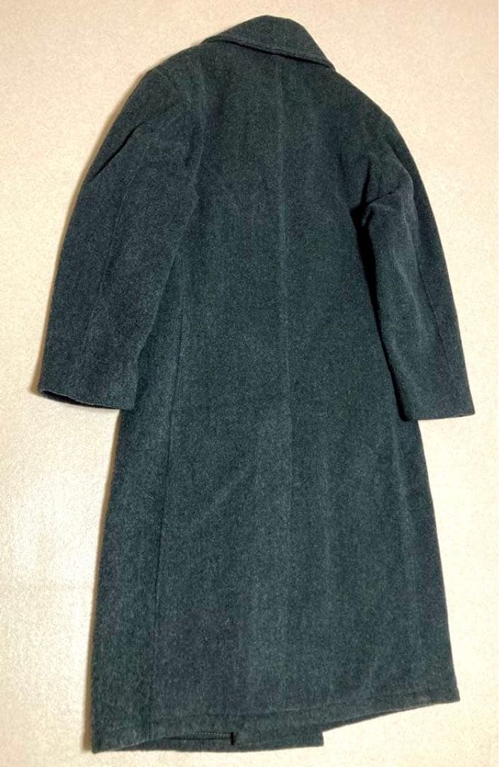 Schott ショット ウール メルトン ダブルブレスト ロングコート グレー