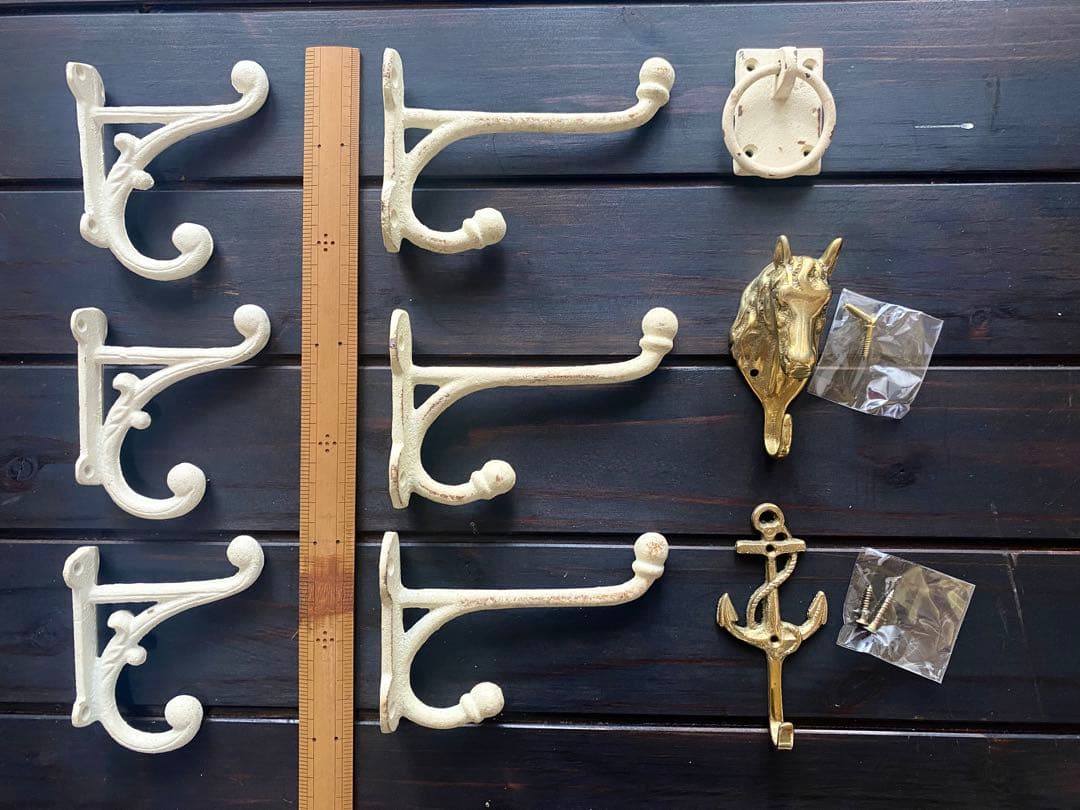 フック　コートバッグハンガー　9個