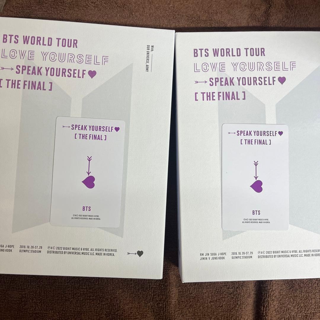 BTS LOVE YOURSELF THE FINAL DVD ２個