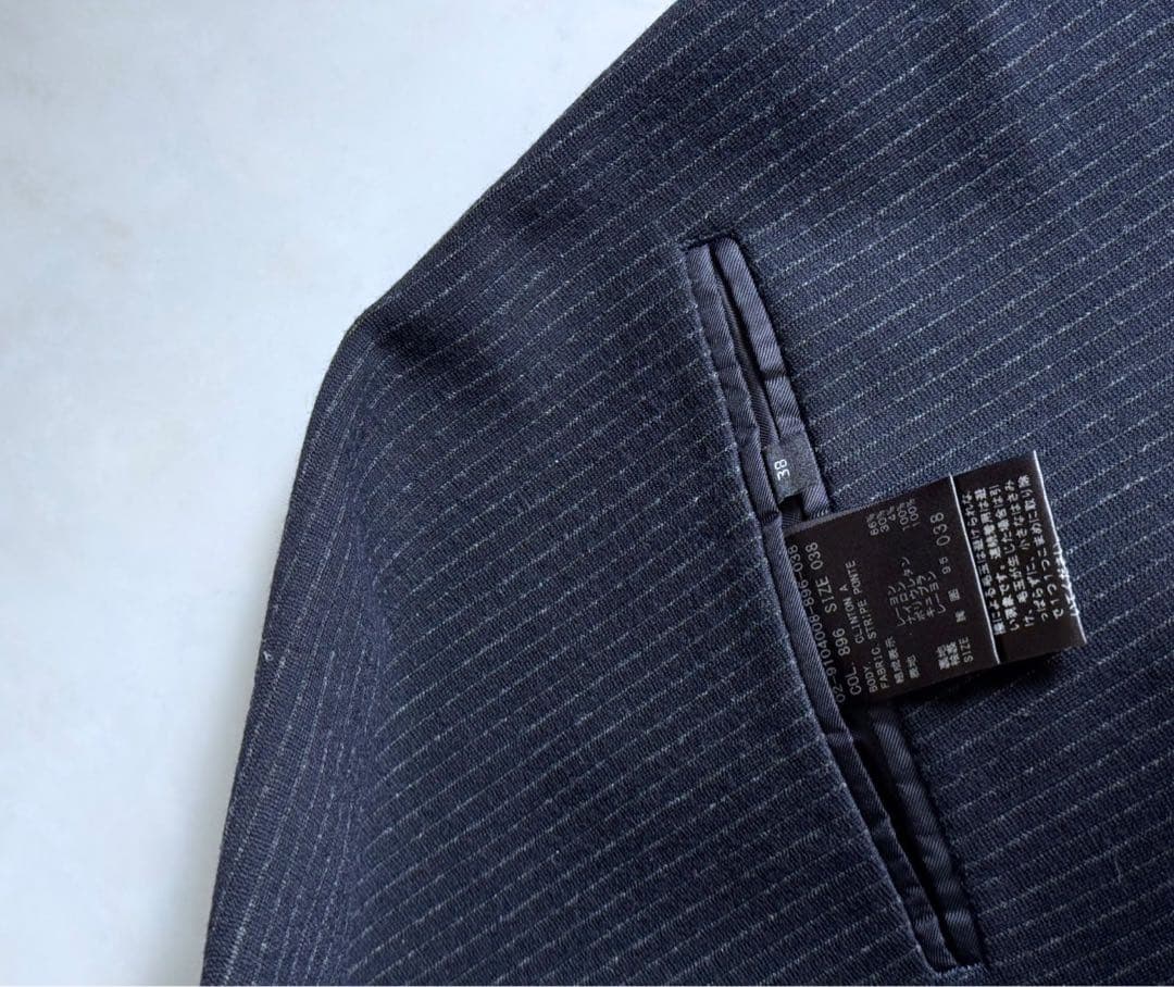 極美品 Theory 現行タグ　スーツセットアップ　ネイビー38 定価約14万円