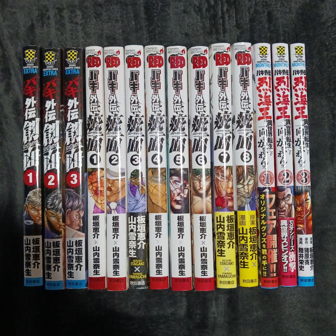 グラップラー刃牙/バキ/範馬刃牙/刃牙道/バキ道/創面/疵面/　全巻セット