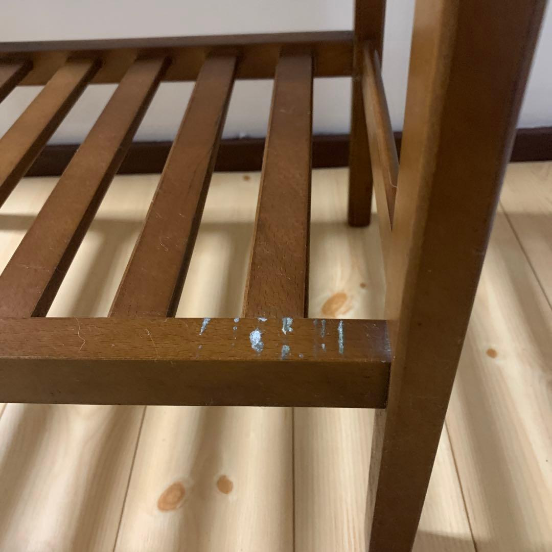 昭和レトロ　3段棚　引き出し付　電話台