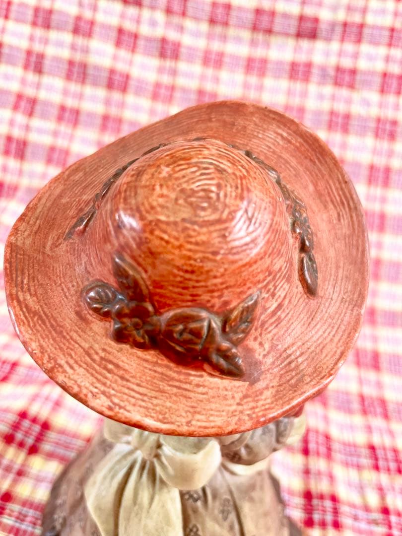 ★ヴィンテージオルゴール フランス人形♪白鳥の湖-情景-♪骨董品