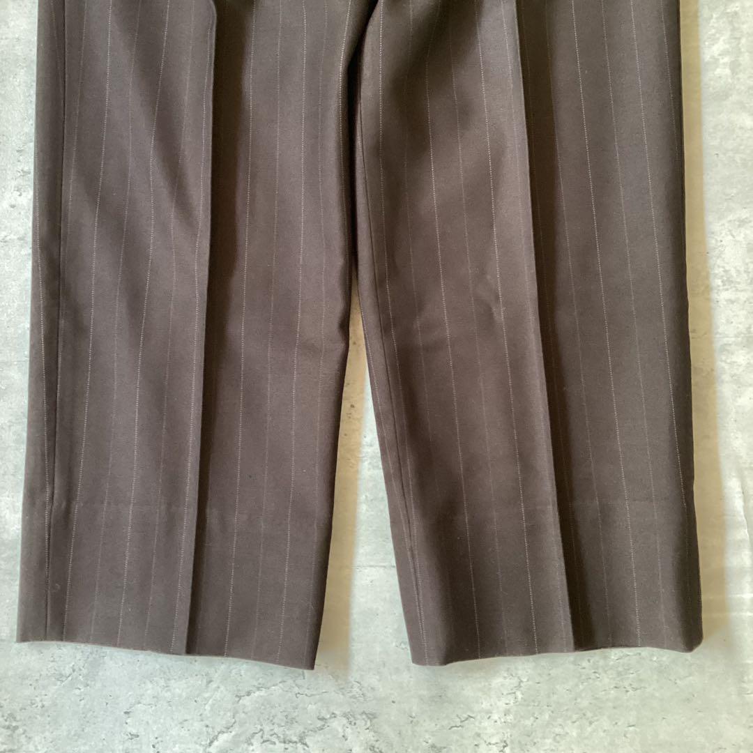 Paul Smithポールスミス　スーツセットアップ　ストライプ　ダークブラウン