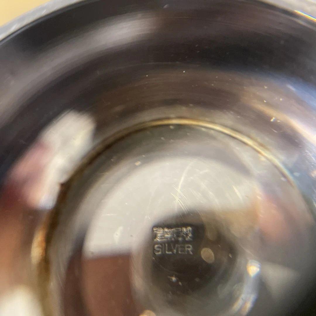 シルバー製桜彫刻セット