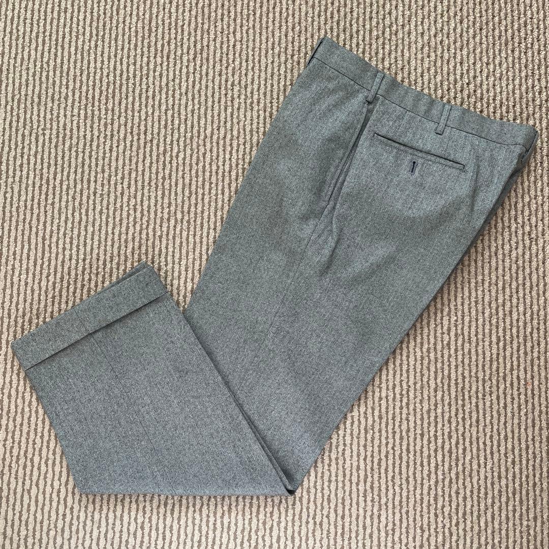 Kent メンズ　スーツ　スリーピース　セット　ウール100% ヘリンボーン