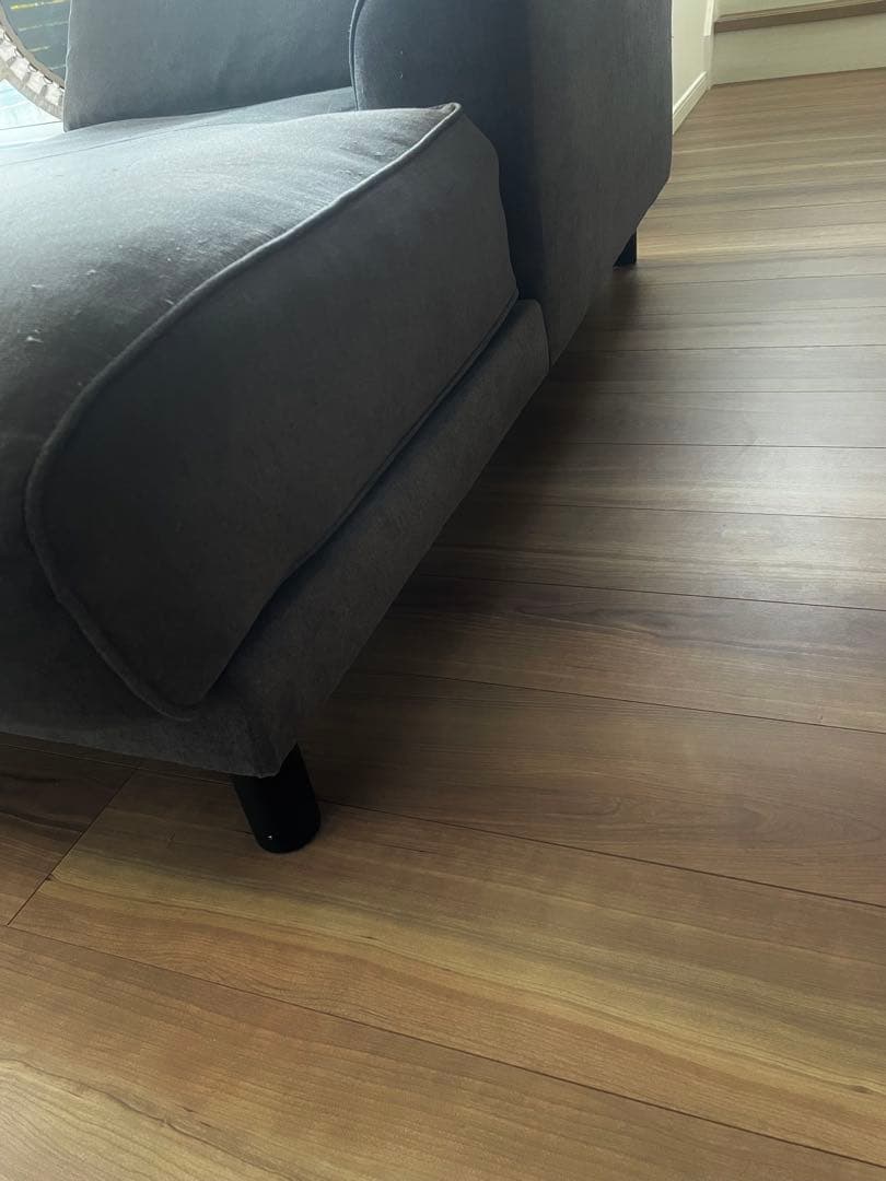 【鹿児島引取り限定】オシャレ♪高級感のあるカウチソファ 3人がけ