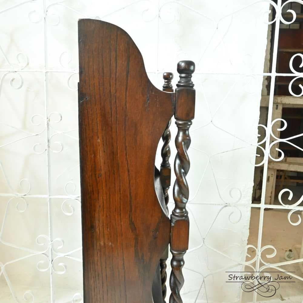 L3705-283 英国アンティーク ブックスタンド 本棚 収納 飾り棚 オーク