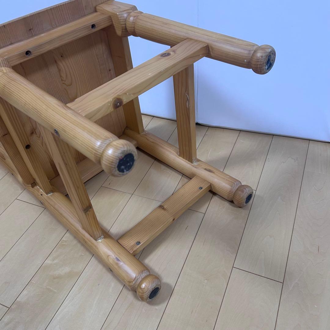 カントリーチェア　パイン材　無垢材　天然木　丸脚　ろくろ脚　北欧　英国