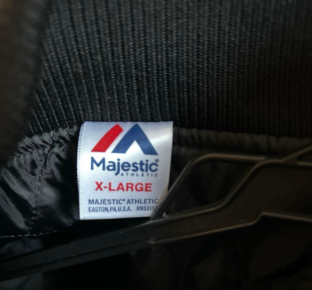 MLB ニューヨークヤンキース　スタジャン ブラック　マジェスティック