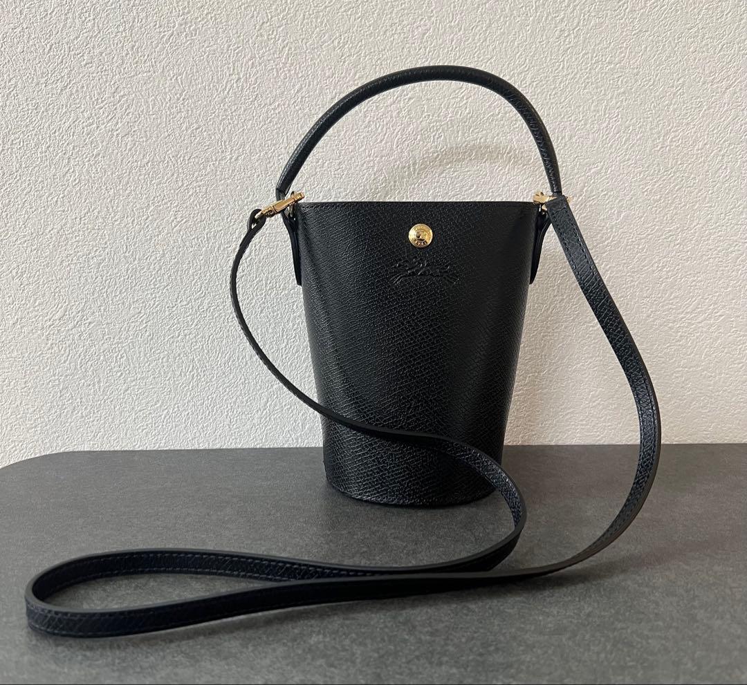 未使用　ロンシャン エピュレ XS クロスボディバッグ ブラック - レザー