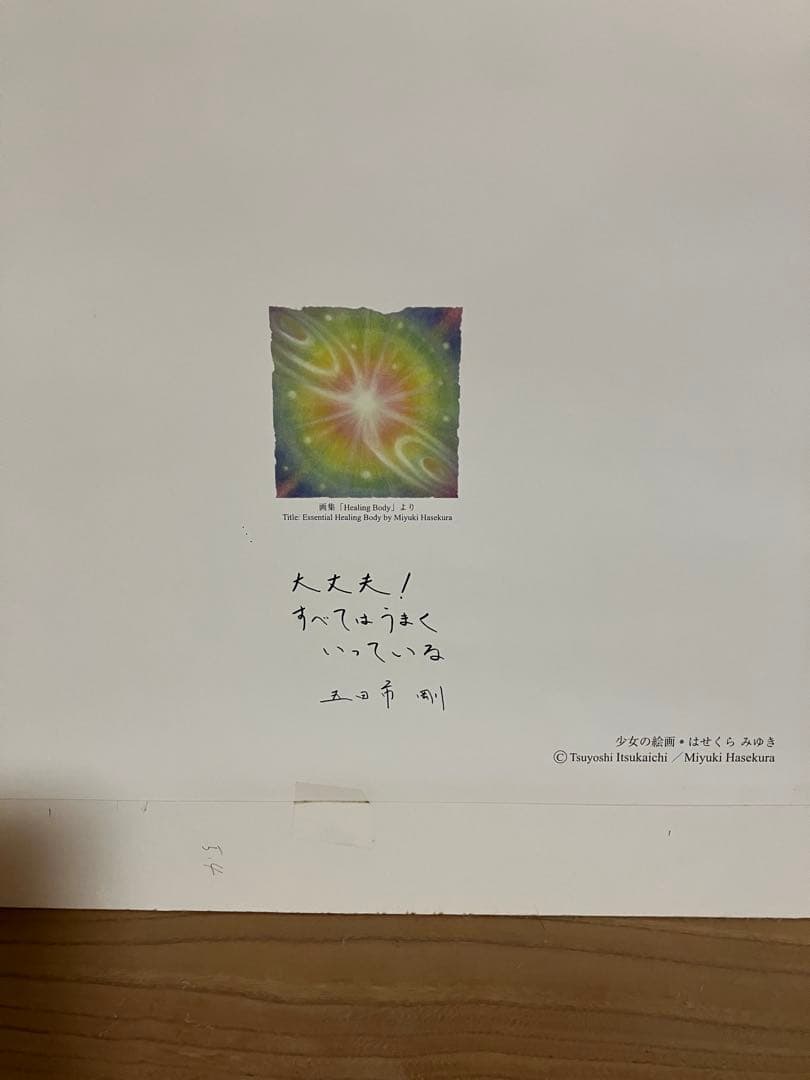 年末ご奉仕値引き 不思議な少々の絵　五日市剛さんの講演会で購入