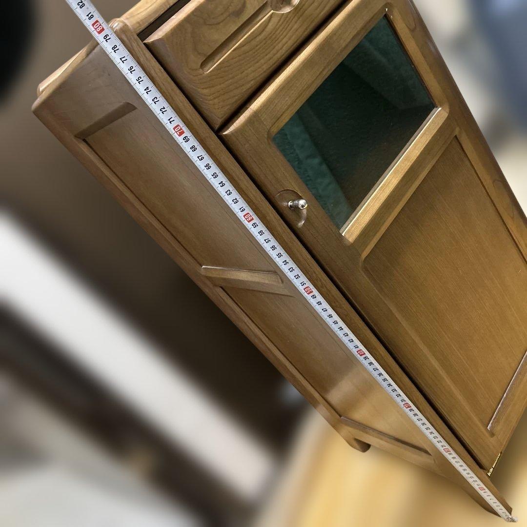 karimoku カリモク 電話台 キャビネット 木製 サイドチェスト 中古