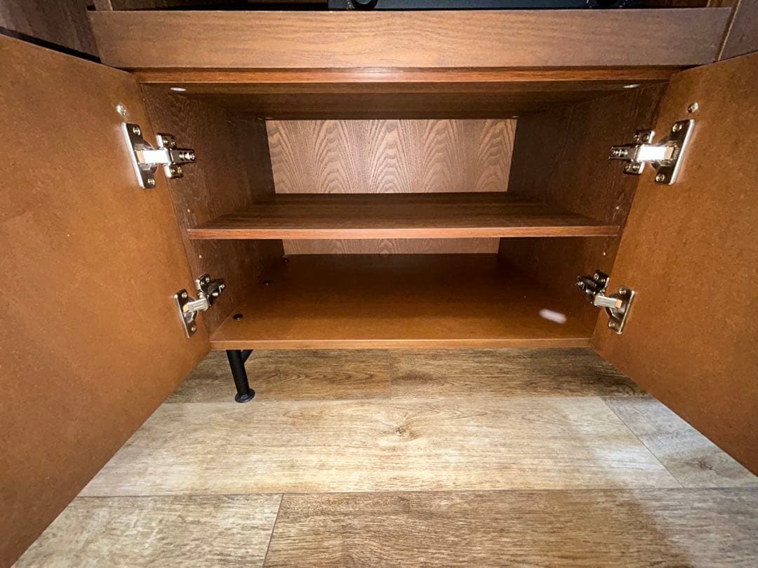 5/28出品終了予定 LOWYA ロウヤ 食器棚 レンジ台 キッチン収納