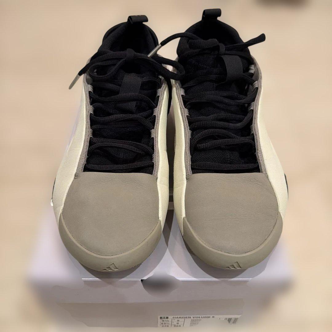 【超美品】Adidas HardenVol.8ハーデン8ホワイト/グレー27.5