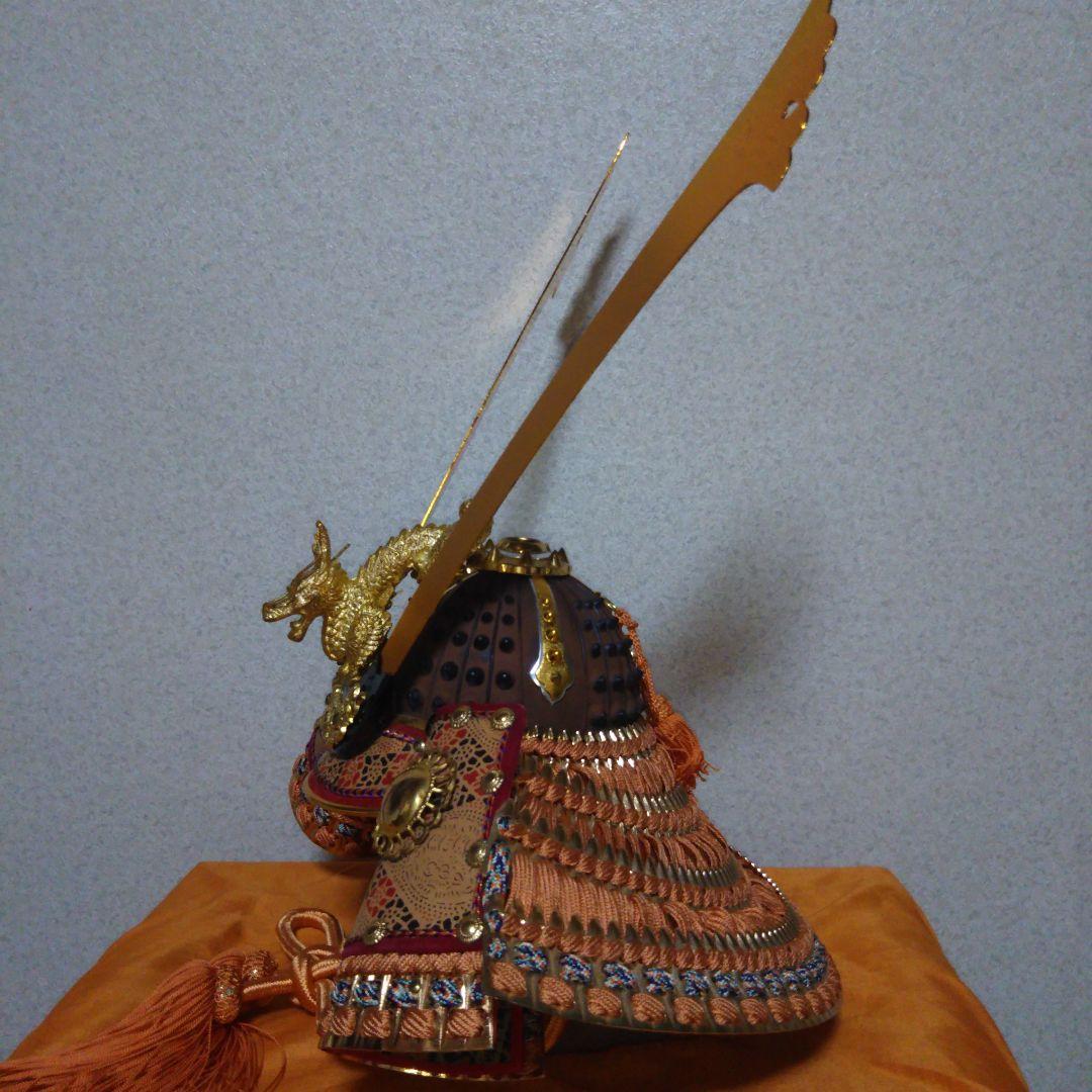 特製 御飾兜 龍玉作 美濃 極上25号兜 木製収納箱付き