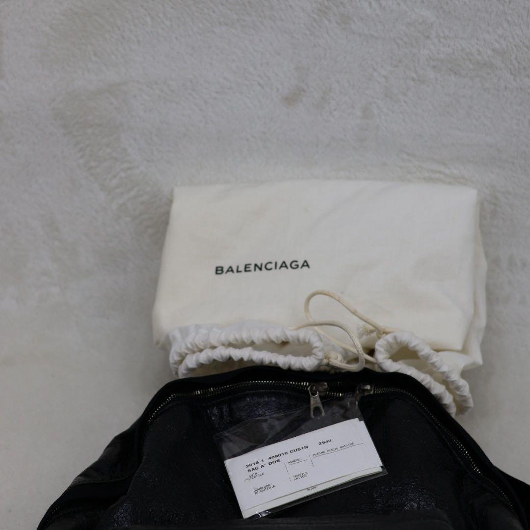 BALENCIAGA エクスプローラ　ユニセックス　ブラックレザー リュック