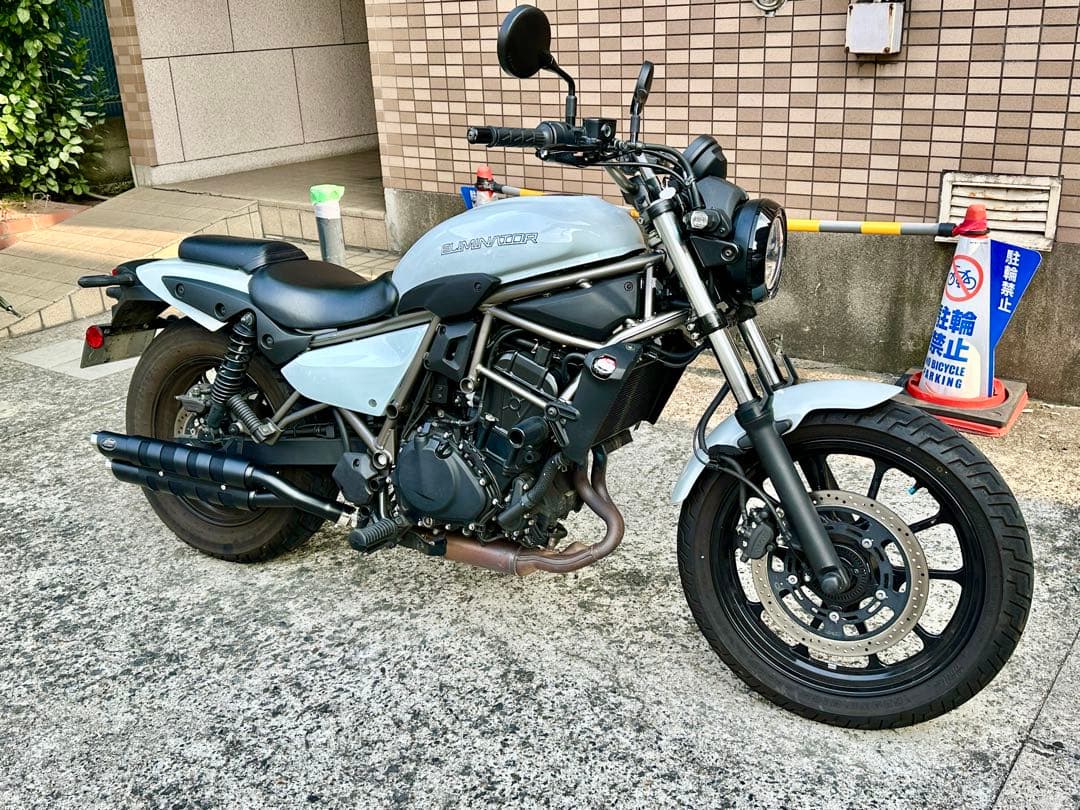 カワサキ エリミネーター400 用カスタムマフラー EL400-V1