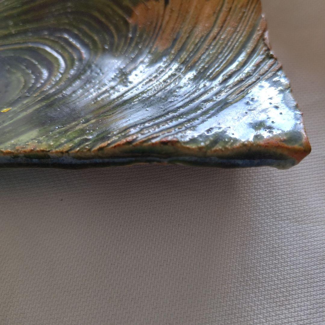 久岡冬彦 織部長皿