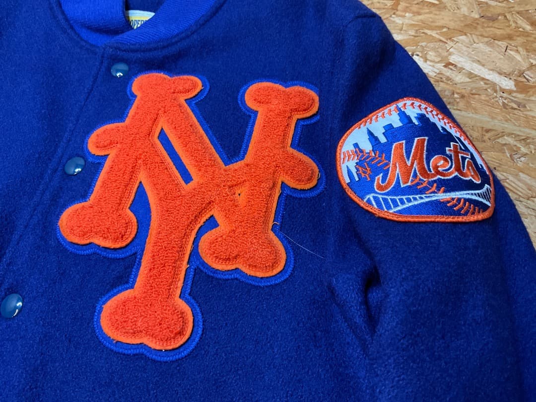 ミッチェル＆ネス USA製 1969 ニューヨーク メッツ ウールスタジャン M