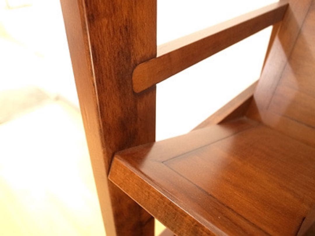 豊岡クラフト　木製 2段本棚 キャスター付き　ライトブラウン