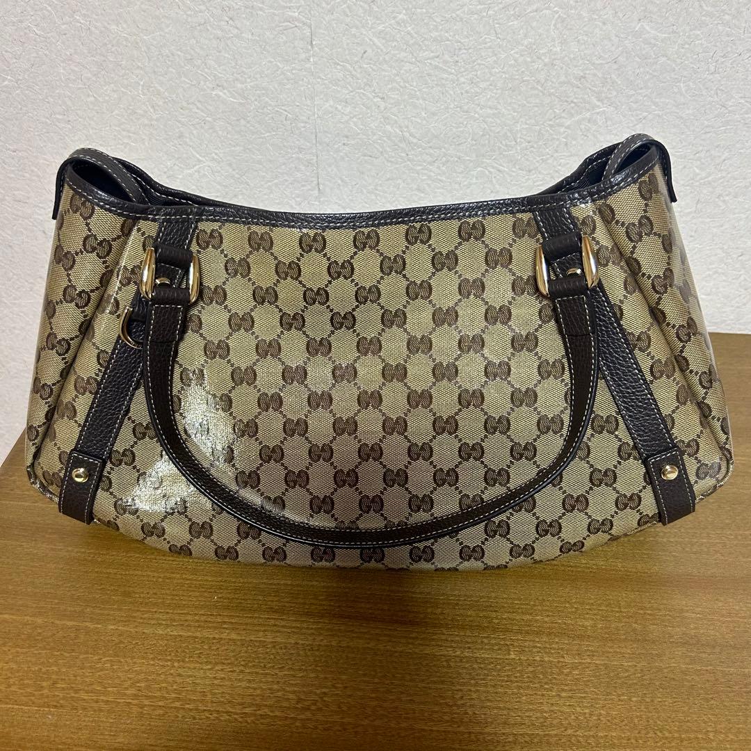 GUCCI グッチ ハンドバッグ トートバッグ ビニールコーティング